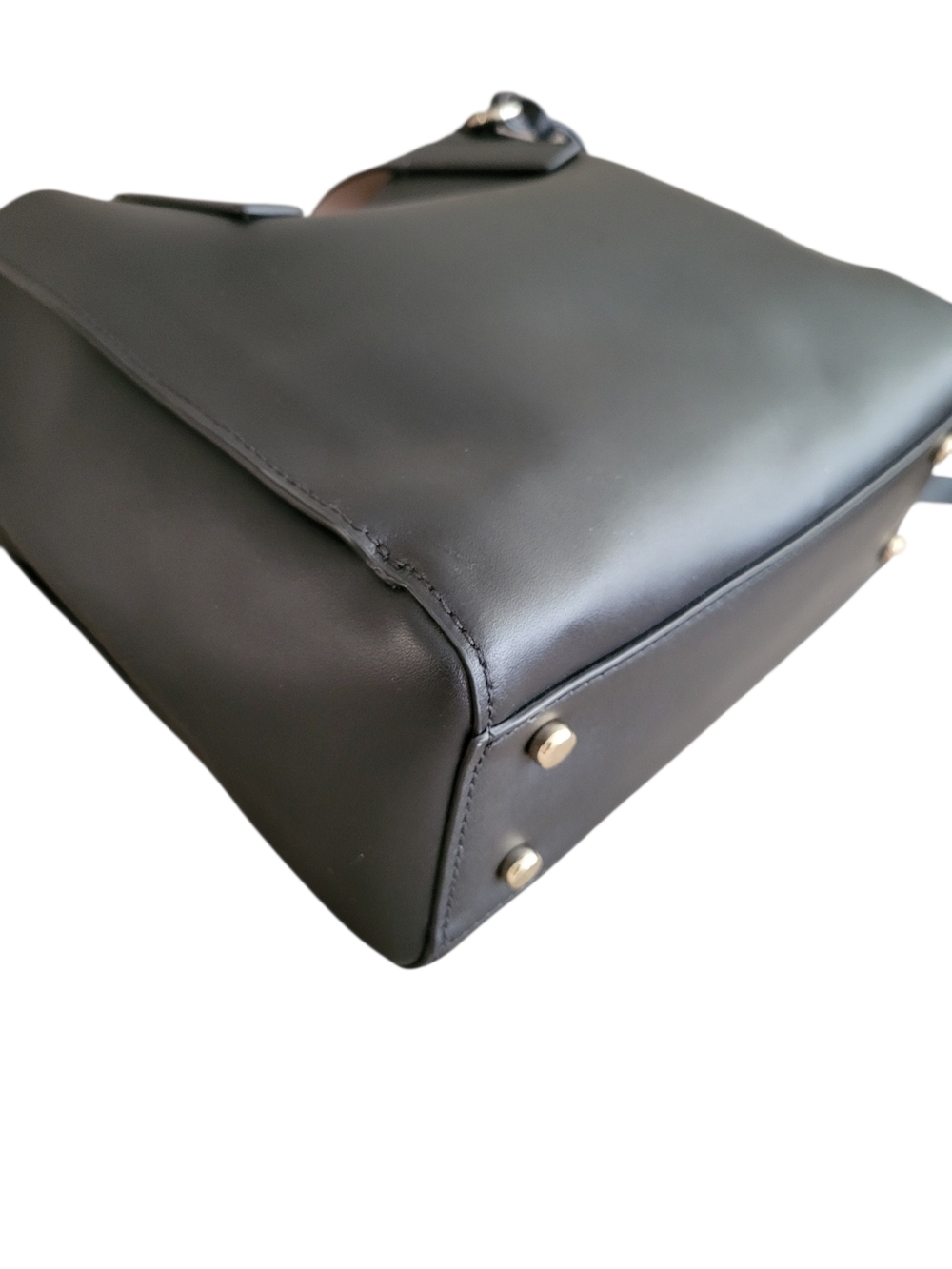 Kate Spade Black Leather Top-Handle Crossbody Tote - Picture 8 of 16